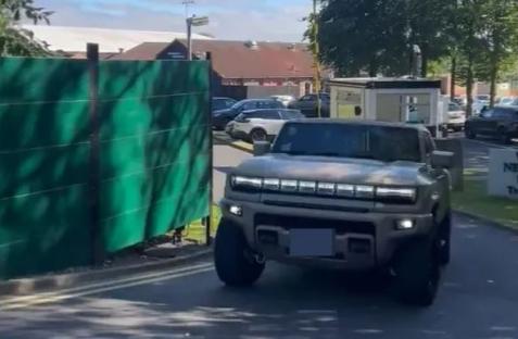 Anthony Gordon's GMC Hummer EV.