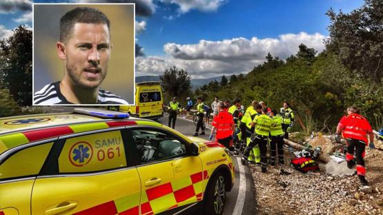 British cyclist, 40, dies whilst racing alongside Chelsea legend Eden Hazard during iconic Majorca race