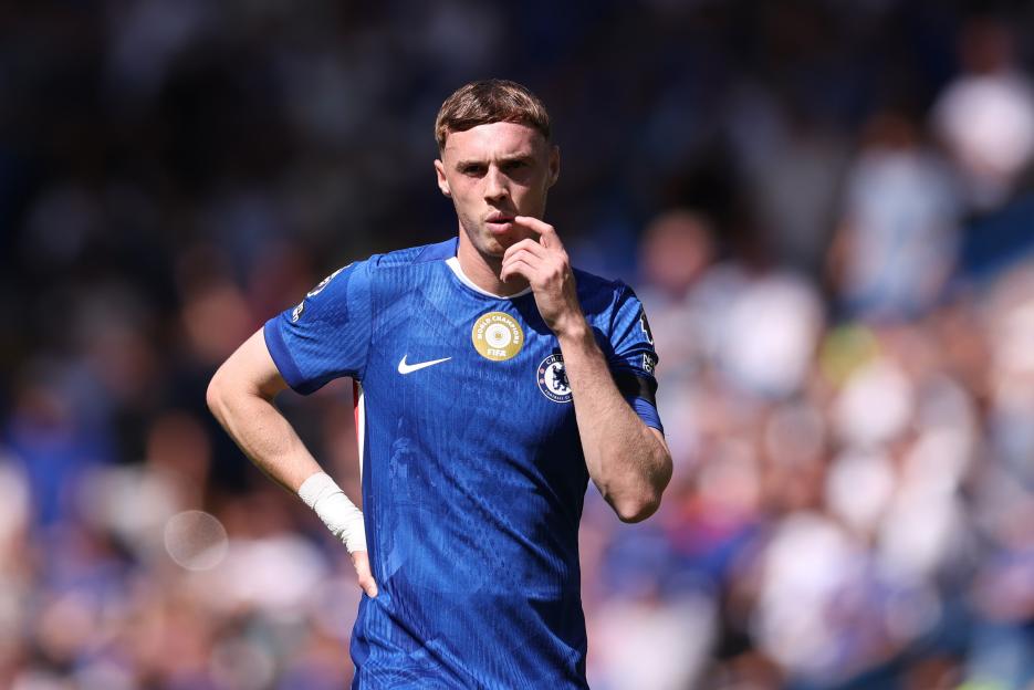 Cole Palmer of Chelsea during a Premier League match.
