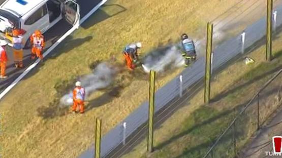 F1 suspended after FIRE at Japanese Grand Prix as FOUR red flags cause chaos during practice