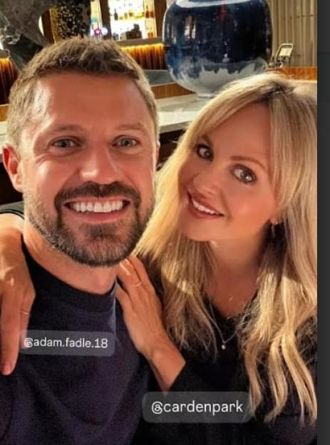 Tina O'Brien and her boyfriend.