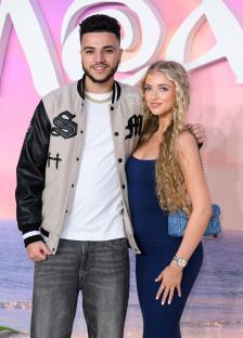 Junior and Princess Andre at the Moana 2 premiere.
