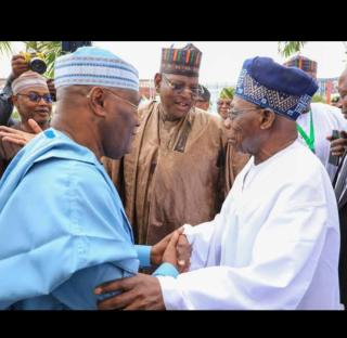 Atiku meets Obasanjo, ex-SGF Babachir Lawal, others in Abuja [PHOTOS]