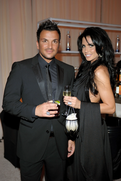 Peter Andre and Katie Price at an event.