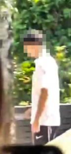 Boy with knife at school.