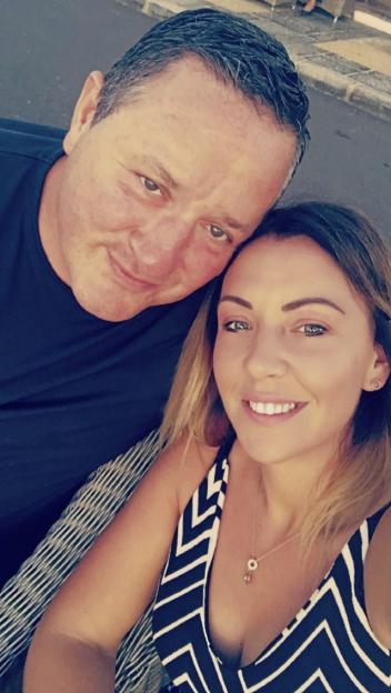 Selfie of a couple.