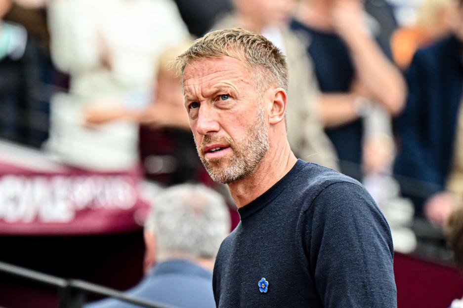 Manager Graham Potter looking on during the match.