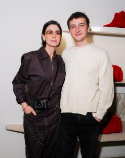 Mary McCartney and Elliot Donald at a Stella McCartney event.