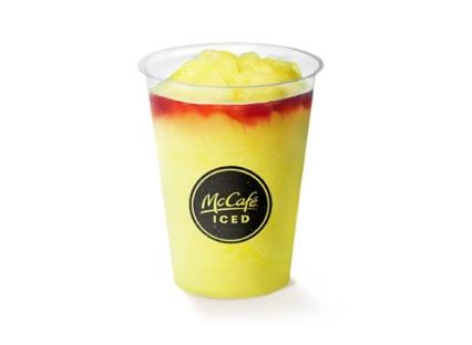 McCafe Iced Frozen Strawberry Lemonade.