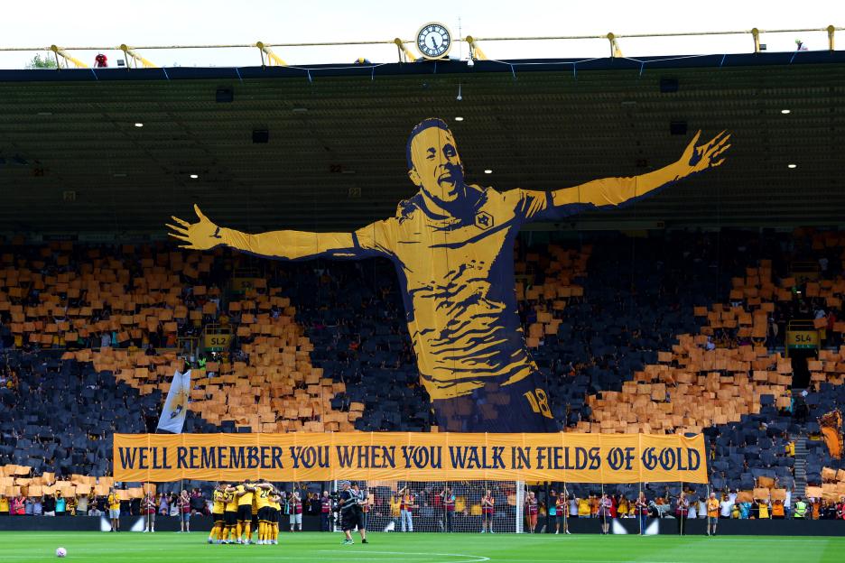 Diogo Jota’s heartbroken wife and parents attend Wolves vs Man City match as touching tribute paid to tragic footballer