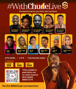 Chude Jideonwo to Host First-Ever Live Talk Concert in Africa!