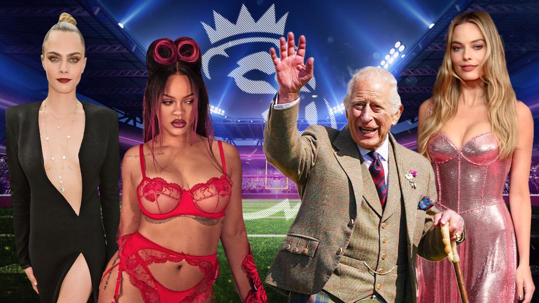 From Rihanna at Arsenal and the King at Burnley to Margot Robbie at Fulham, every Premier League club’s most-famous fan