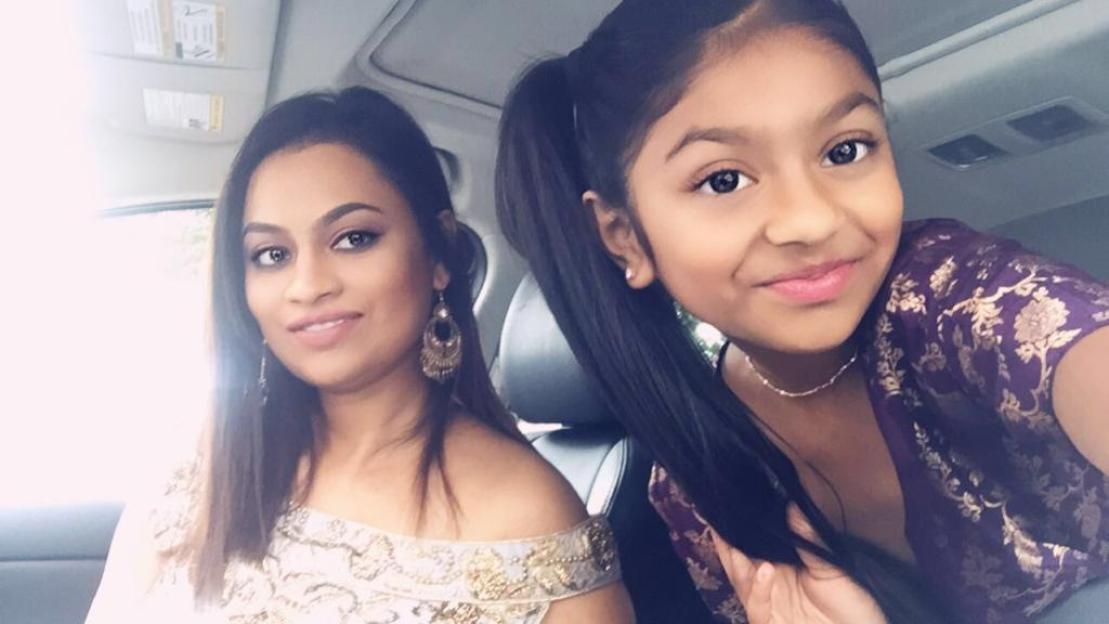 Photo of Priya and her daughter Riya.