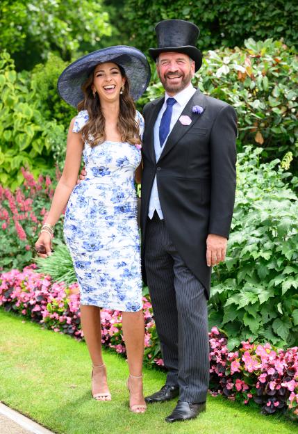 Katie Dadzie and Nick Knowles attend Royal Ascot.