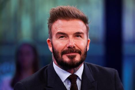 David Beckham at the World Economic Forum.