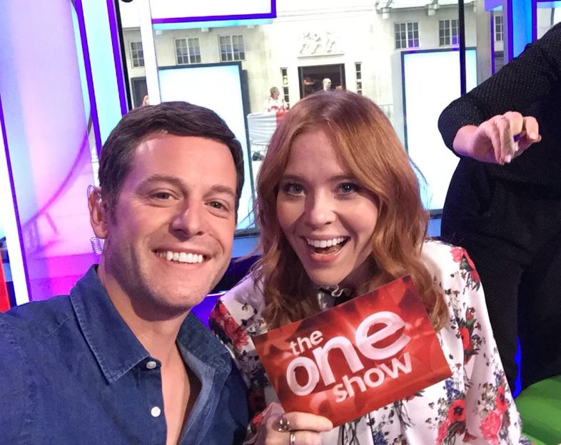 Matt Baker and Angela Scanlon on The One Show.
