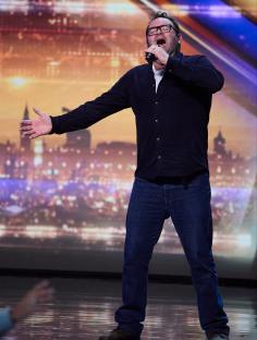John Pierce singing on Britain's Got Talent.