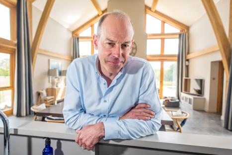 Phil Spencer, Channel 4's Location, Location, Location presenter, at home.