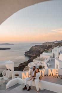 Chidubem&#8217;s Proposal to Amarachi in Santorini Was Magical! 7
