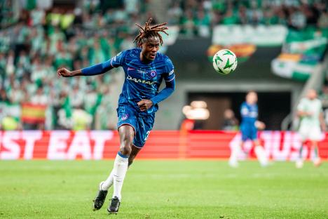 Trevoh Chalobah of Chelsea FC in action during a soccer match.