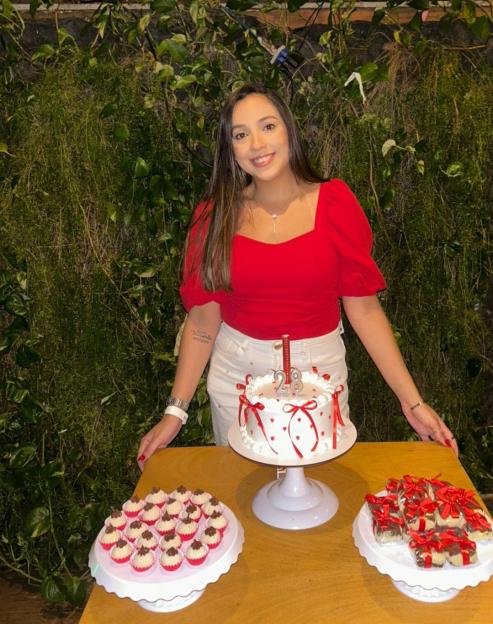 Marilha Menezes Antunes at her 28th birthday party.