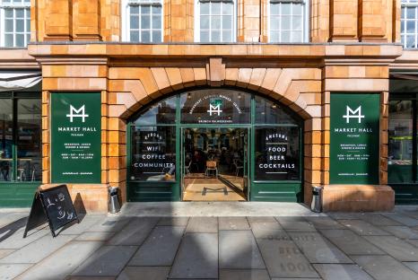 Market Hall in Fulham, London.