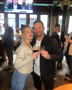 Helen Flanagan and Robbie enjoying a night out in Liverpool.