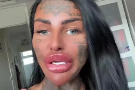 I’ve got extreme filler & face tattoos, trolls say I’m ‘Temu Katie Price’ & looked better in 2019 but I totally disagree
