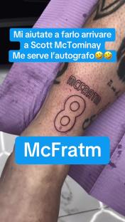A new tattoo of the number 8 and