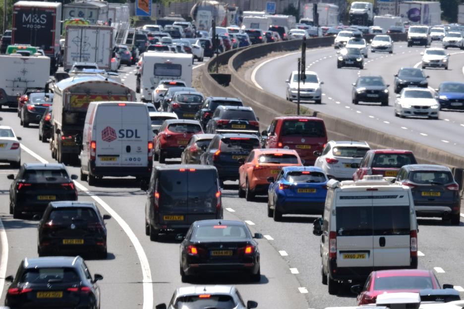 Major motorway brought to a standstill after multi-vehicle crash with 2 MILES of delays for thousands of drivers