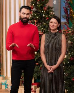 Rylan Clark and Emma Willis on This Morning TV show.