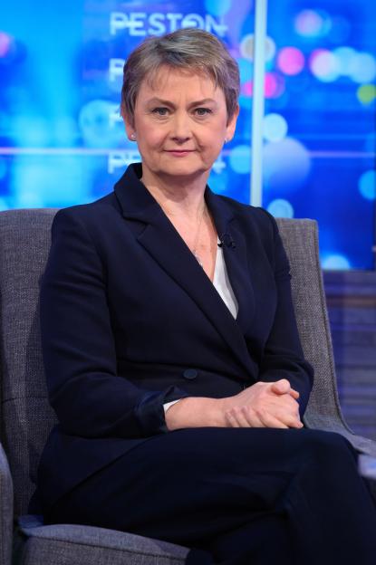 Yvette Cooper on the Peston TV show.