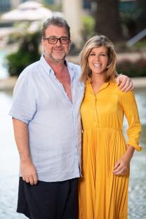 Derek Draper and Kate Garraway at the Versace Hotel.