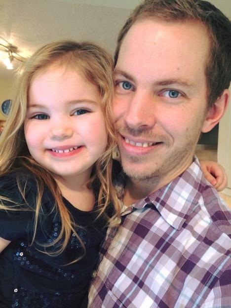 Andy Smith with his daughter Emily.