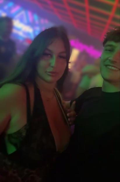 Samantha Shaw and Sam Kent on holiday in Benidorm.