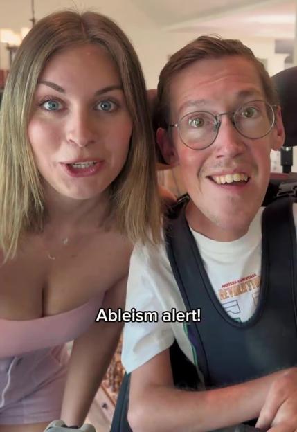 Couple addressing ableist comments.