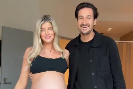 Reality star gives birth to her first child six years after TV stint as she reveals baby’s gender
