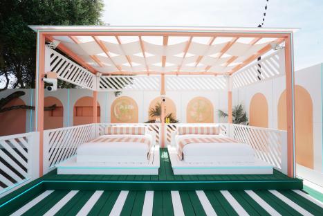 The Love Island villa.