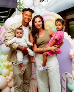 Ollie Watkins and his family.