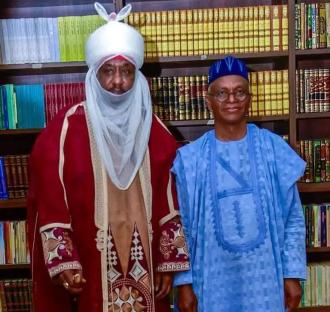 El-Rufai visits Emir of Kano, touts SDP as credible alternative to APC, PDP