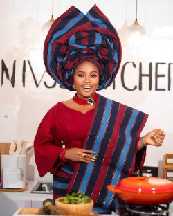 This Massive Gele on Veekee James Has Us Rethinking Our Owambe Goals