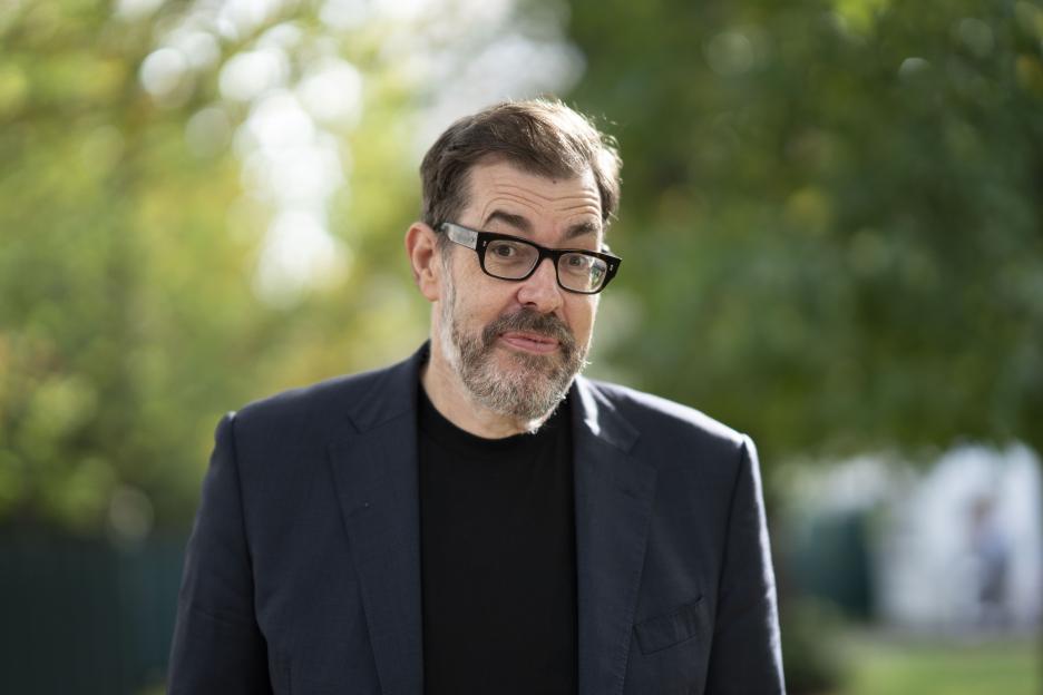 Portrait of Richard Osman, best-selling author and television personality.
