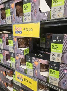 Home Bargains solar hot air balloon spiral lights, £3.99.