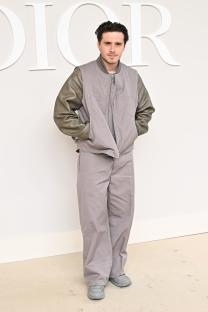 Brooklyn Beckham at a Dior fashion show.