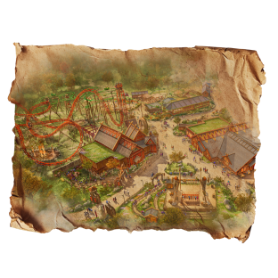 Illustration of Paultons Park's new theme park.