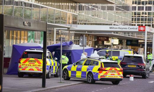 Knife-wielding man shot dead by cops at train station in front of horrified commuters is named