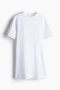 White T-shirt dress.