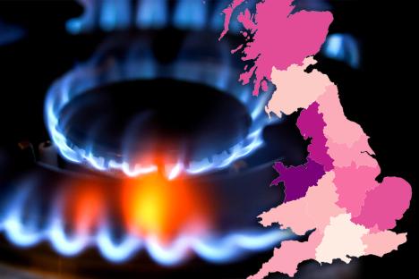 Interactive map reveals how much energy bills are going up in your area