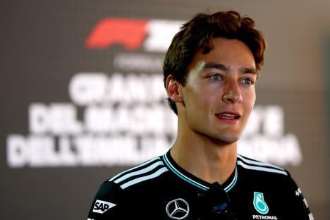 George Russell of Mercedes AMG Petronas F1 Team in an interview.