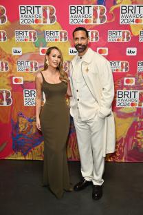 Kate and Rio Ferdinand at the BRIT Awards 2024.
